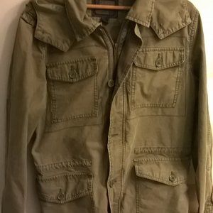 21 Men Olive Green Jacket.